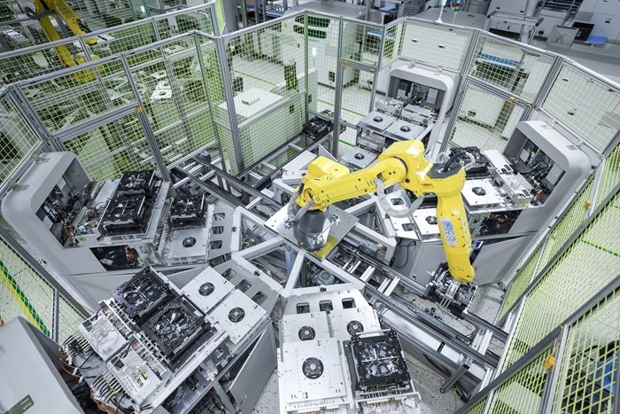 中興通訊濱江工廠。園區(qū)供圖