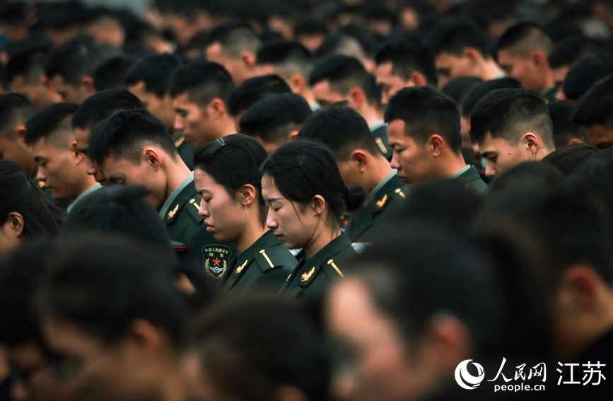 2025年南京大屠殺死難者國家公祭儀式現(xiàn)場。人民網(wǎng) 李昱辰攝