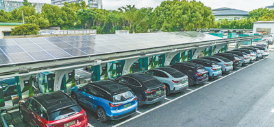 無錫車網(wǎng)互動驗證基地充電樁。以上圖片均為國網(wǎng)無錫供電公司供圖