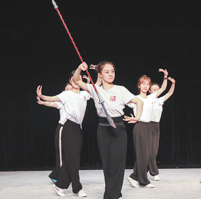 昆山當(dāng)代昆劇院的排練現(xiàn)場。