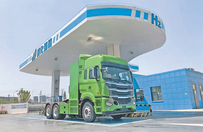 圖為張家港市一家加氫站。受訪(fǎng)者供圖