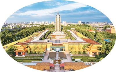 大報(bào)恩寺遺址博物館外景。